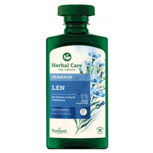 Herbal Care Szampon Len 330 ml wł suche i łamliwe