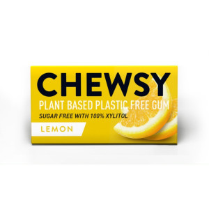 Chewsy Guma do żucia cytrynowa z ksylitolem 15g