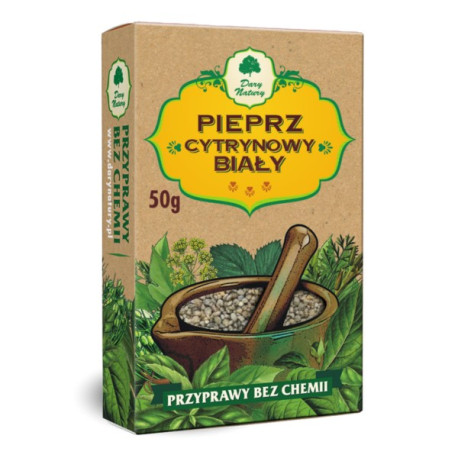 Dary Natury Pieprz Cytrynowy Biały 50G
