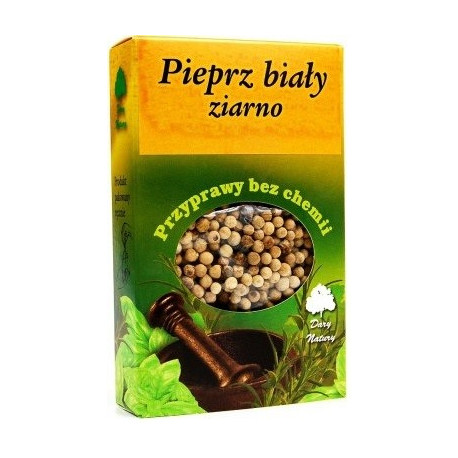 Dary Natury Pieprz Biały Ziarno 30G