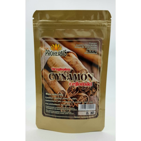 Proherbis Cynamon Cejloński Oryginalny 50 g