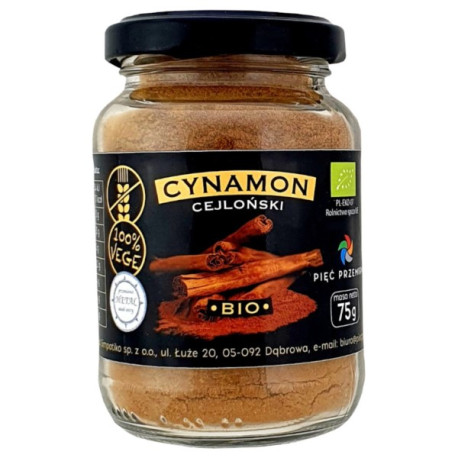 Pięć Przemian Cynamon cejloński 75 g bio