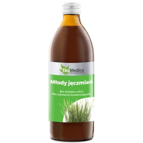 Ekamedica Młody Jeczmień Sok 500Ml