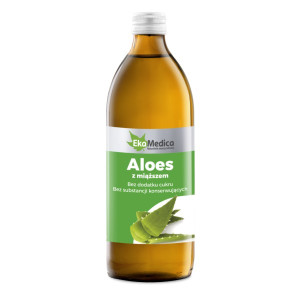 Ekamedica Aloes z miąższem 0,5L Sok 100%