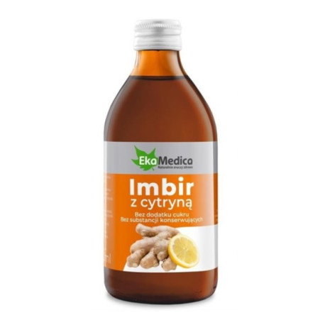 Ekamedica Imbir z Cytryną  250ml bez cukru