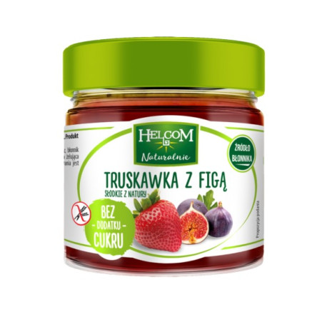 Helcom Truskawka z Figą  bez cukru 200g