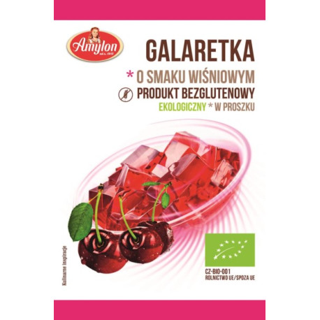 AMYLON Galaretka O Smaku Wiśniowym BIO 40 g