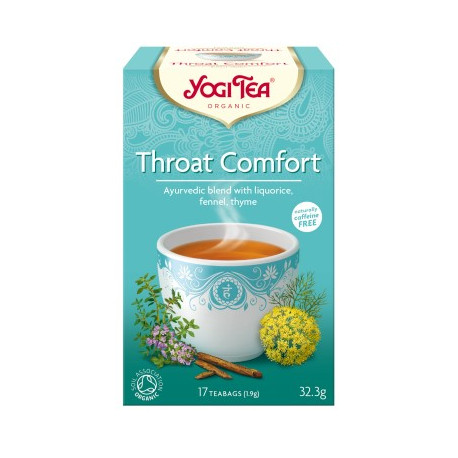 Yogi Tea Herbata Throat Comfort Bio 17X1,9 G
