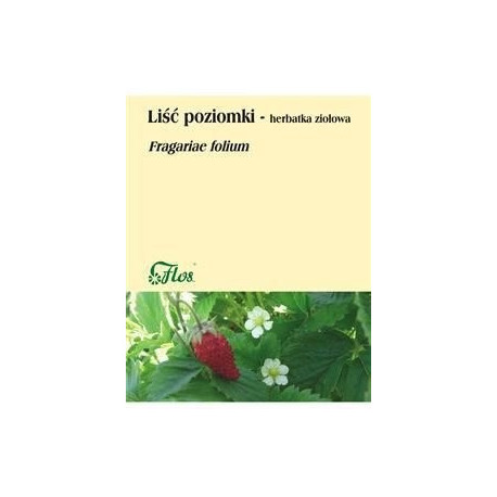 Flos Poziomka Liść 50G ŹRódło Witaminy C