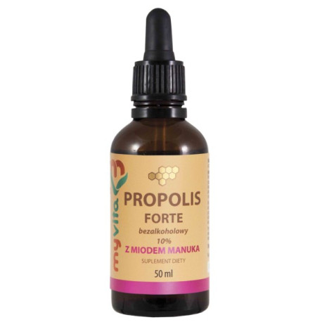 Myvita Propoli. Bezalk.krop.10% Z Miodem Manuka 50
