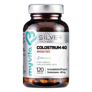 MyVita Silver Colostrum 40/400mg 120 K Odporność