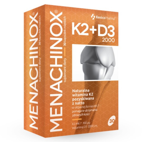 Xenicopharma Menachinox K2+D3 2000 30 Kaps.