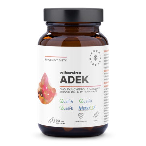 Aura Herbals Witamina ADEK 90 kapsułek odporność