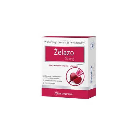 Starpharma Żelazo Strong 30 k burak