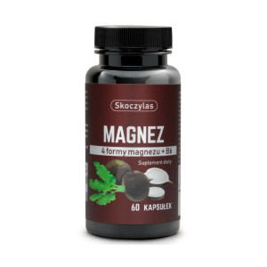 Skoczylas Magnez + B6 czarna rzepa 60 k