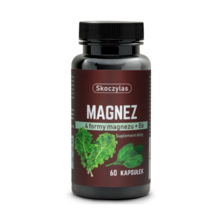 Skoczylas Magnez + B6 szpinak i jarmuż 60 k