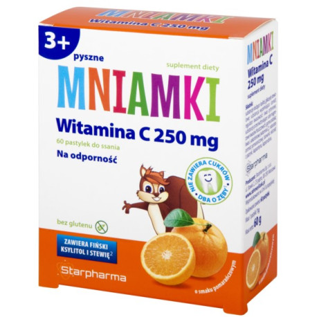 Starpharma Pastylki D/Ssania Witamina C Dla Dzieci