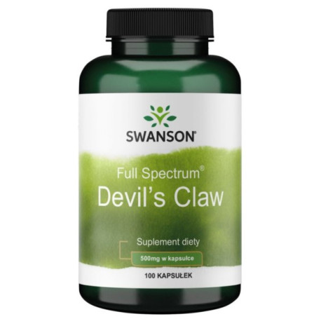 Swanson Devil'S Claw Diabelski Pazur 500 Mg 100 K