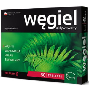 Colfarm Węgiel Aktywowany 30 Tabl.