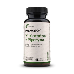 Pharmovit Kurkumina Piperyna ekstrakt 90 kapsułek