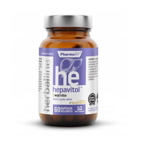 Pharmovit Hepavital Herballine 60 kap wątroba