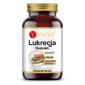 Yango Lukrecja Ekstrakt 60 Kapsułek 480Mg