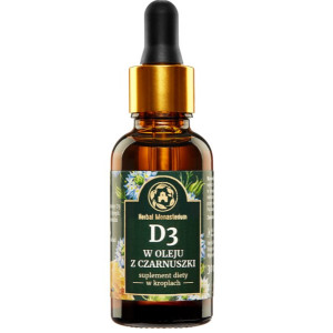 Herbal Monasterium Witamina D3 w oleju z czarnuszk