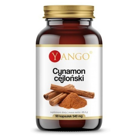 Yango Cynamon cejloński 540 mg 90 kapsułek