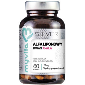 Myvita Silver 100% Kwas Alfaliponowy R-Ala 60 K