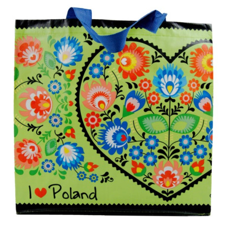 Torba Z Pp Esy-Floresy Serce Jasno Zielona