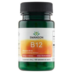 Swanson Witamina B12 1000 Mcg 100 Do Ssania