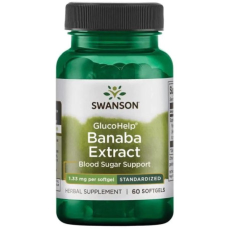 Swanson Gluco Help 1.33 Mg 60 K żelowe