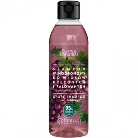 Barwa Szampon Winogronowy 300 ml włosy kręcone