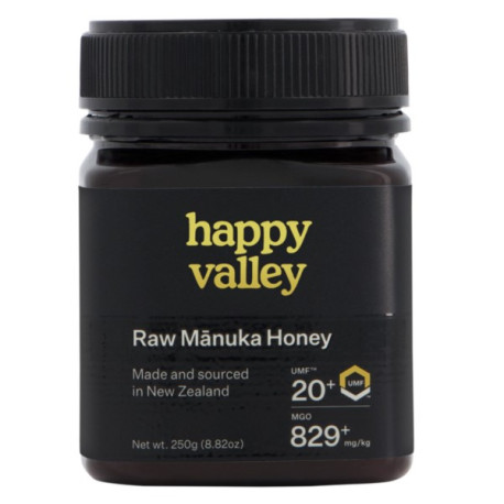 Happy Valley Miód Manuka Umf 20+ Mg 829+  250 G