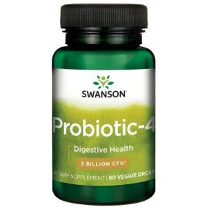 Swanson Probiotic-4  3 Mld 60 K Odporność