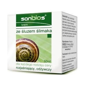Sanbios Krem Ze Śluzem  Ślimaka 50 ml
