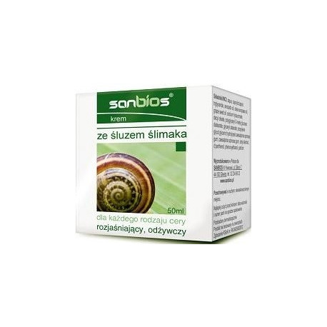 Sanbios Krem Ze Śluzem  Ślimaka 50 ml