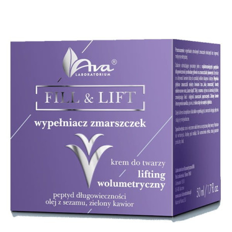 AVA Fill&Lift Krem wypełniacz zmarszczek d/twarzy