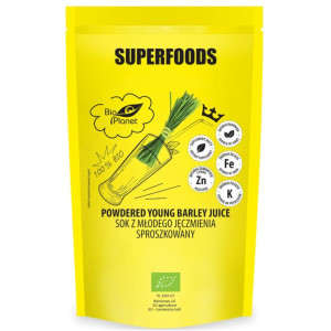 SUPERFOODS SOK Z MŁODEGO JĘCZMIENIA BIO
