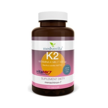 Medverita Witamina K2 MK7 100ug 120 K