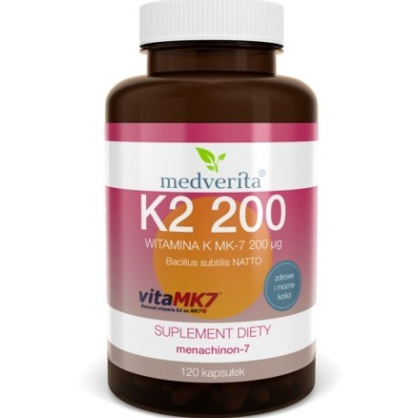 Medverita Witamina K2 MK 7 200 ug 120 K
