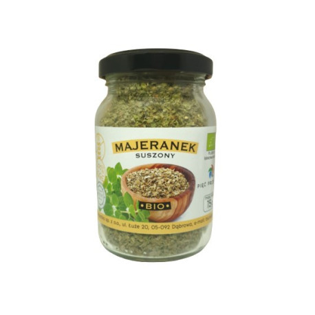 Pięć Przemian Majeranek Suszony BIO 15 g