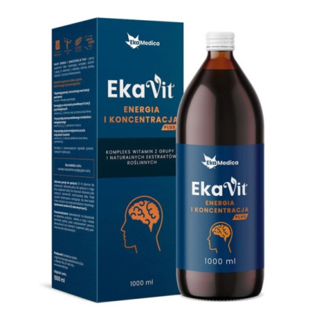 Ekamedica Ekavit Energia i Koncentracja Plus 1 l