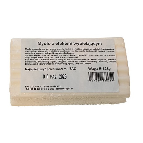 Carmen Mydło z efektem wybielającym 125 g