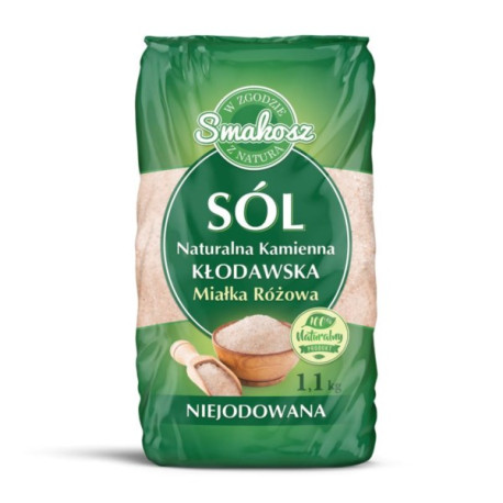 Smakosz Sól Naturalna Kamienna Miałka 1,1 kg