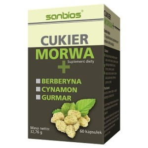 Sanbios Cukier Morwa Berberyna Cynamon Gurmar