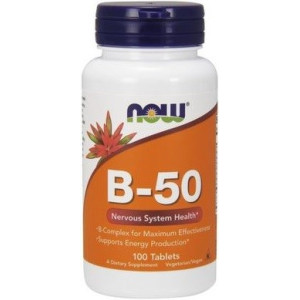 Now Foods B 50 Kompleks Witamin B 100 T
