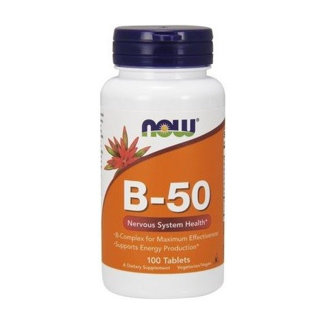 Now Foods B 50 Kompleks Witamin B 100 T