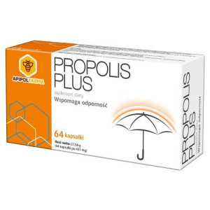 Apipolfarma  Propolis Plus 64 kapsułki