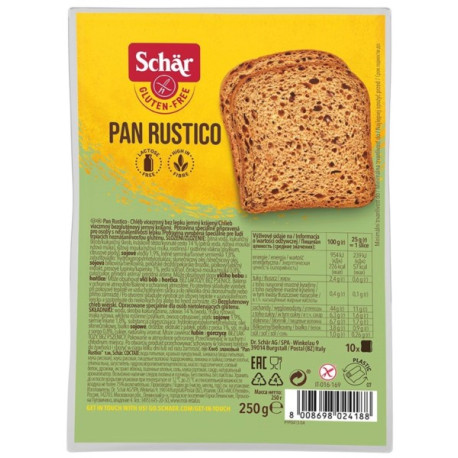 Schar Pan Rustico Chleb wiejski bezgluteowy 250 g